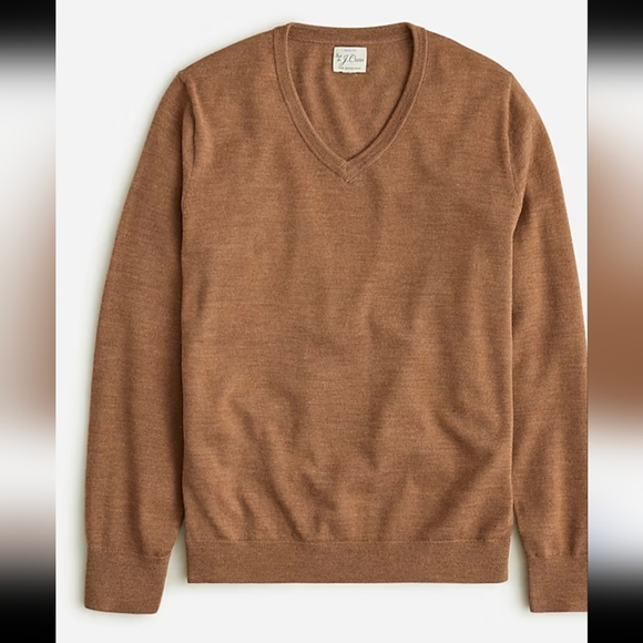 J Crew Merino Wool V Neck Sweater - Picture 2 of 4
